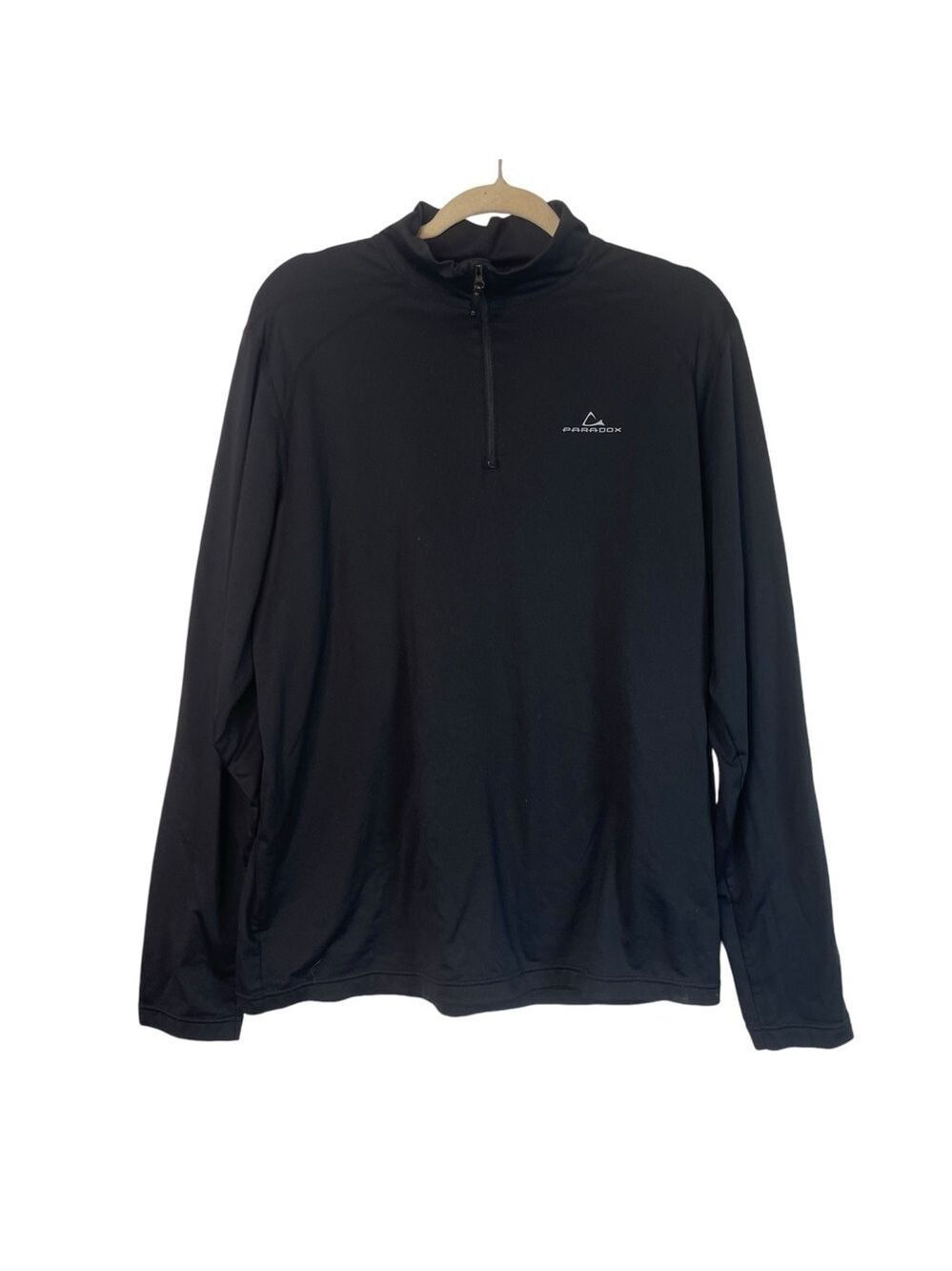 Paradox 1/2 Zip Sweater Size Large Mens Running Layers Underwear Neutral Warm